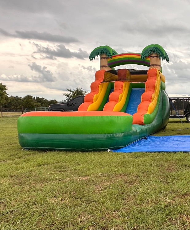 12' Palm Splash Slide 12' Palm Splash Slide