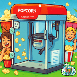 Popcorn Machine Red
