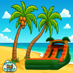 12' Palm Splash Slide