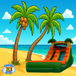 12' Palm Splash Slide